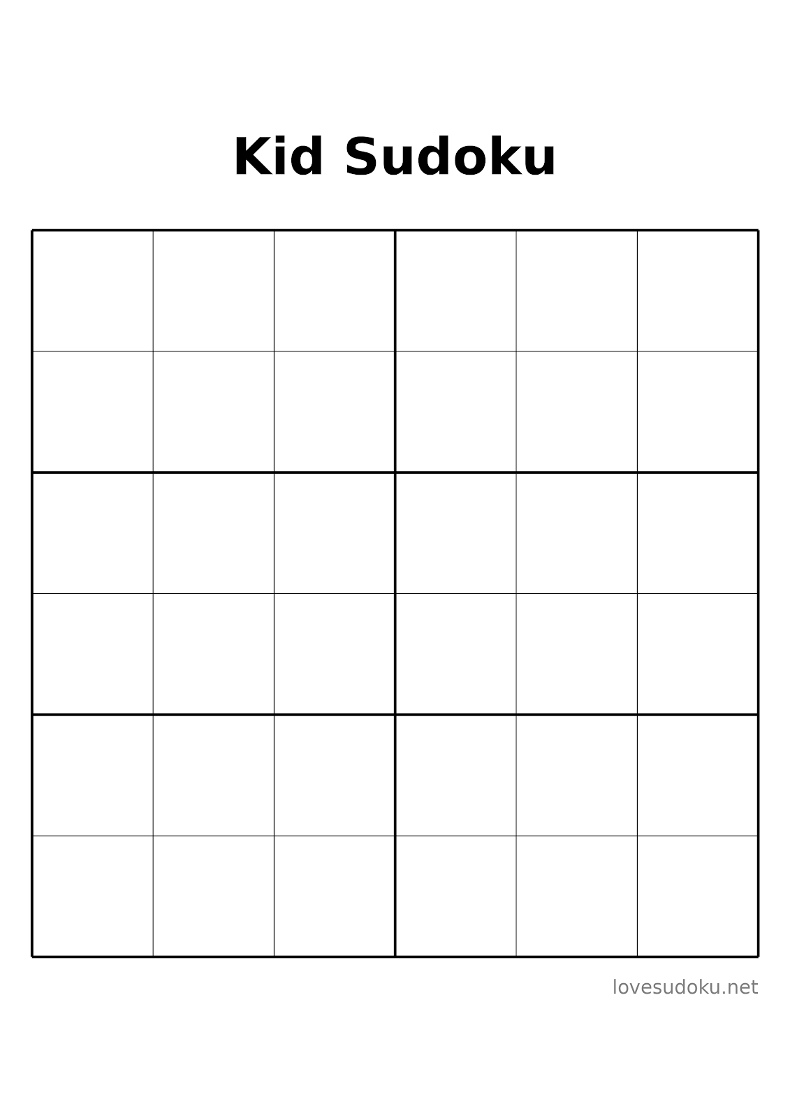 online sudoku for kids